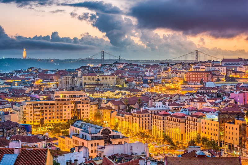Лиссабон, Португалия Горизонт