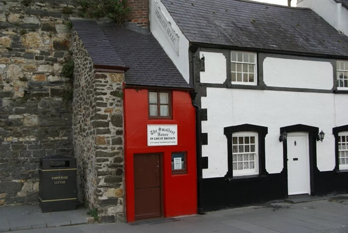 Hiša na pomolu v Walesu
