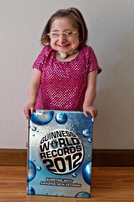 Bridget Jordan im Guinness-Buch der Rekorde