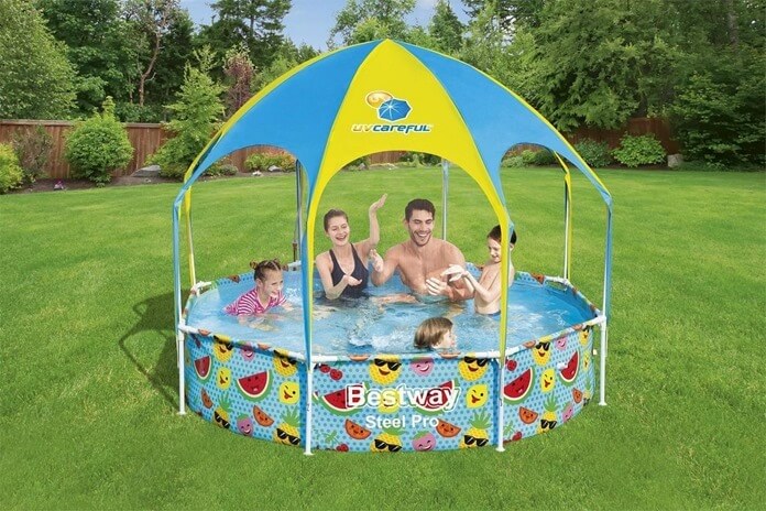 Bestway Splash-in-Shade Play 56432/56193 лучший детский бассейн для дачи