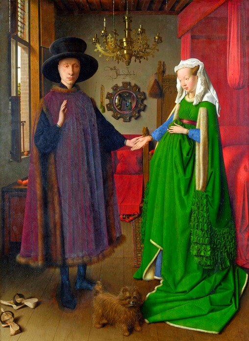 Portræt af Arnolfini-parret, Jan van Eyck