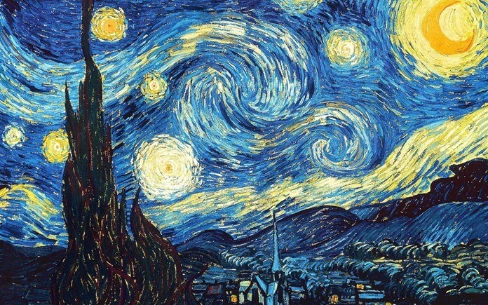 Hvězdná noc, Vincent Van Gogh