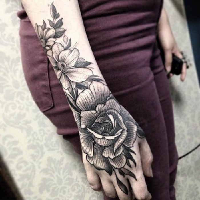 Hand-Tattoos für Frauen – Hand-Tattoos für Frauen – Handgelenk-Tattoos für Mädchen