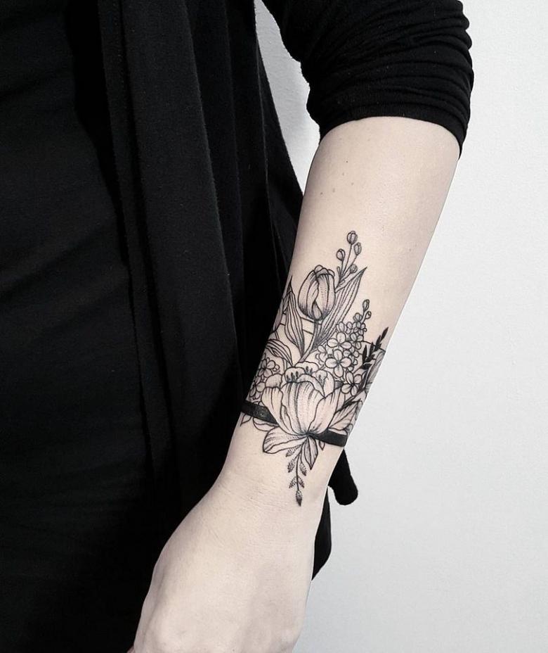 Női tetoválások a karon 2022: TOP-100 gyönyörű fotó