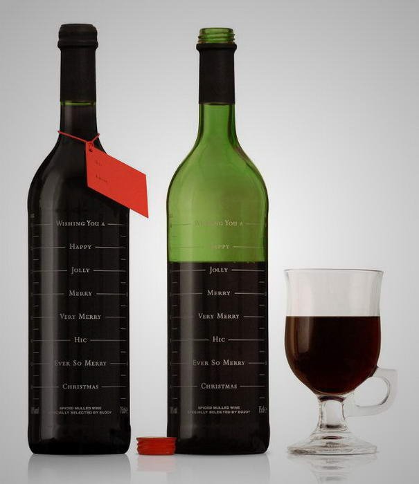 Дизайн этикеток Buddy Mulled Wine