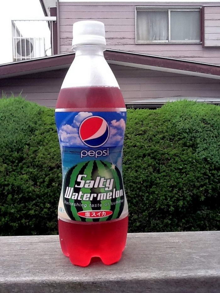 Pepsi со вкусом соленого арбуза - уникальные вкусы газировки