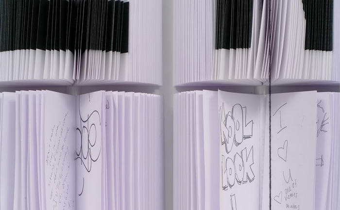 Стена блокнотов Deitch (1) - Эффективные рекламные кампании
