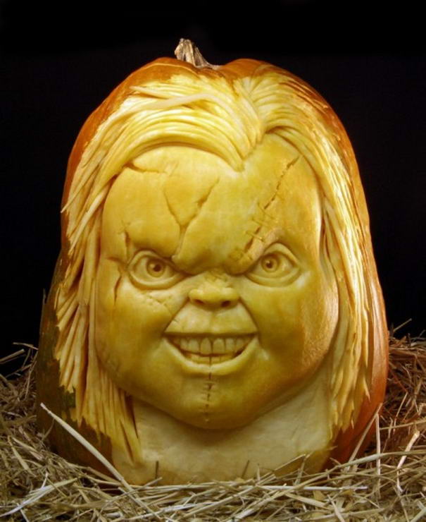 Рэй Виллафейн (10) Artistic Pumpkin Carvings by Ray Villafane