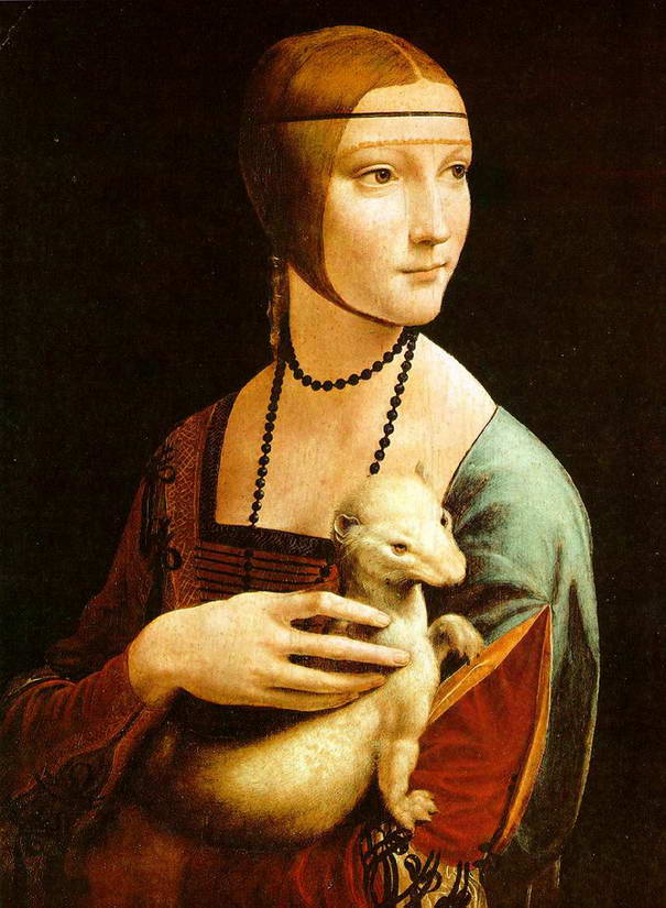 Дама с горностаем Lady with an Ermine