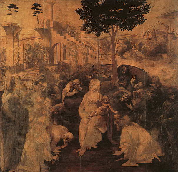 Поклонение волхвов The Adoration of the Magi - Leonardo Da Vinci