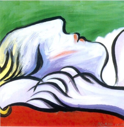 Спящий Пабло Пикассо Asleep By Pablo Picasso