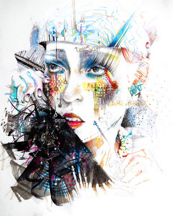 королева драмы drama queen - Portrait Artworks