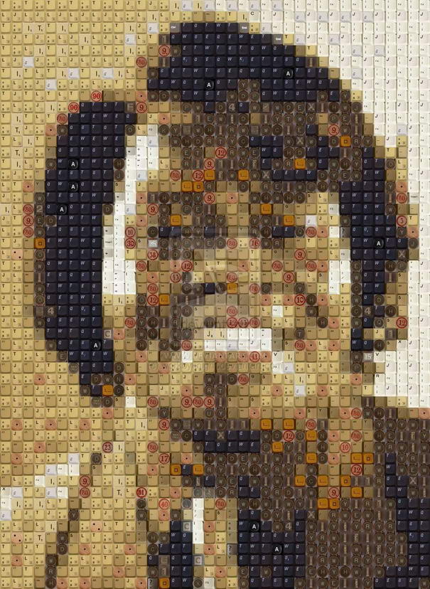 WBK Джеймс Браун WBK James Brown - mosaic portraits