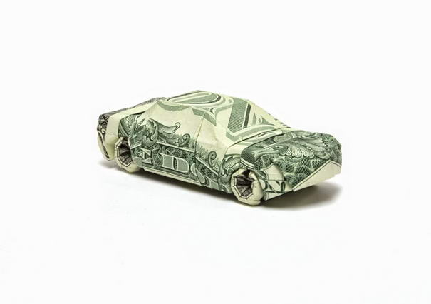 Автомобиль - Примеры искусства оригами