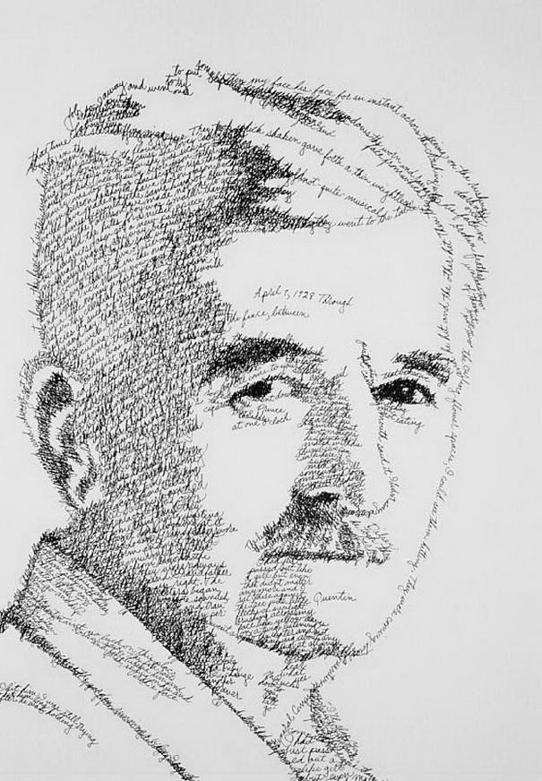 Wm. Faulkner as The Sound and the Fury - Portraits Made Of Words