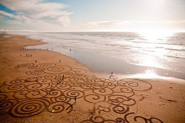 Песочные картины Андреаса Амадора Sand Paintings By Andreas Amador