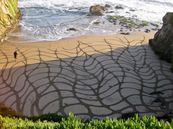 Песочные картины Андреаса Амадора Sand Paintings By Andreas Amador