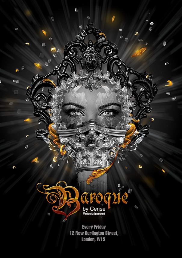 Листовка в стиле барокко от Елены Шам Baroque flyer by ElenaSham - Attractive Flyer Designs
