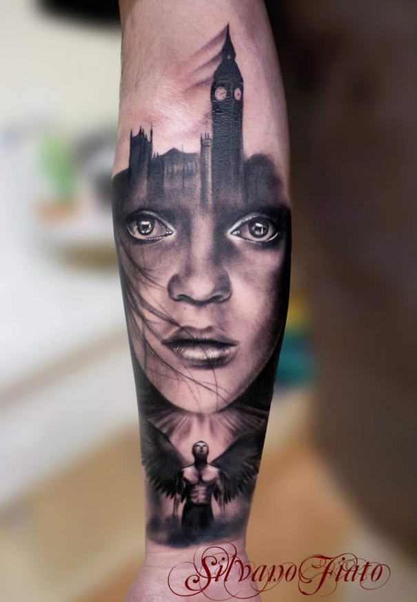 Реалистичные татуировки Сильвано Фиато (5) Realistic Tattoos By Silvano Fiato (5)