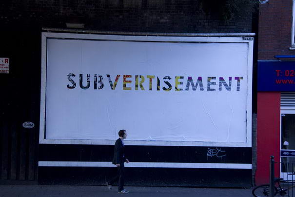 Подавляющая реклама Subvertisement - Street Art Examples