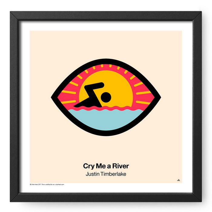 Cry me a river - умные музыкальные постеры