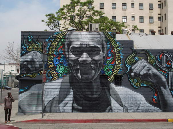 Skid Row (Блаженны кроткие) Skid Row (Blessed Are the Meek) Graffiti art