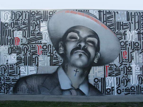 Рыцарь The Knight - Graffiti Art Example