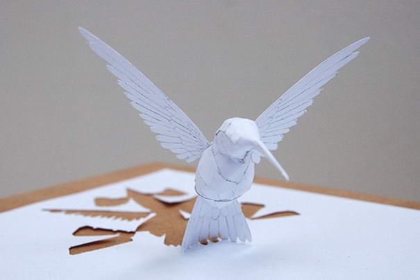 Бумажное искусство Питера Каллесена (5) Bird By Peter Callesen