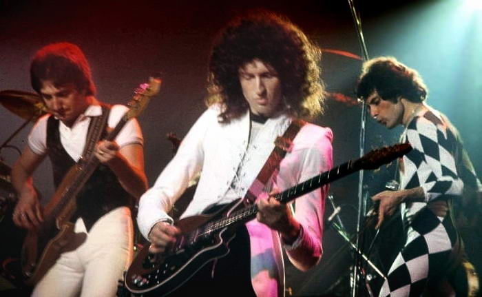 Выступление Queen 1977 г.