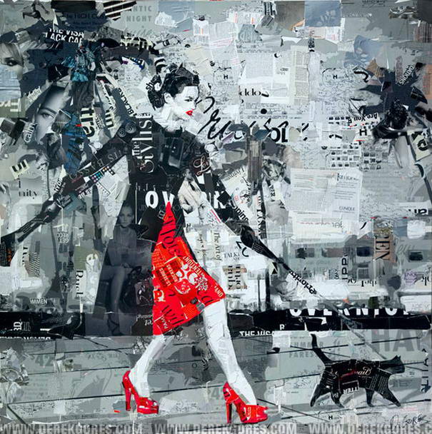 Коллаж портретов Дерека Гореса (2) Collage Portraits By Derek Gores (2)