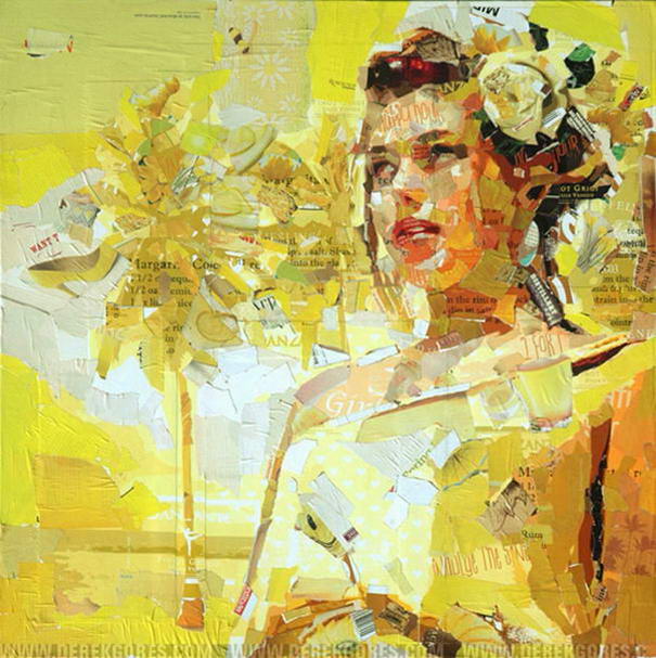Коллаж портретов Дерека Гореса (3) Portraits By Derek Gores (3)