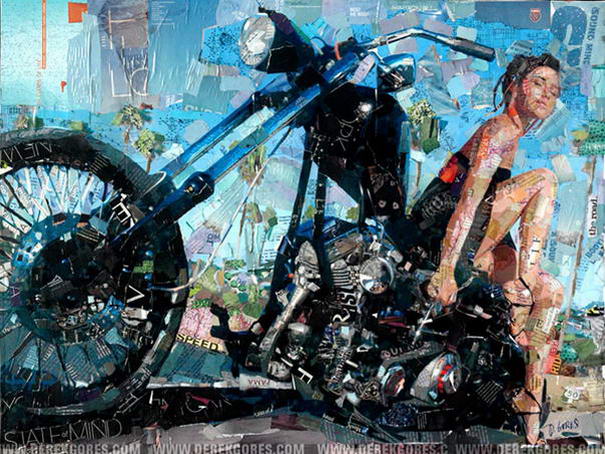 Коллаж портретов Дерека Гореса (7) Portraits By Derek Gores (7)