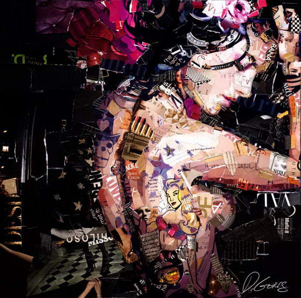 Коллаж портретов Дерека Гореса (10) Portraits By Derek Gores (10)